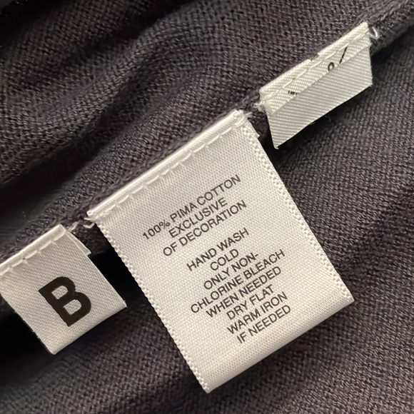 Ann Taylor Loft Ruffled Front Cardigan, Gray, Size Small - Picture 4 of 8